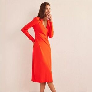 Boden Bright Red Dress